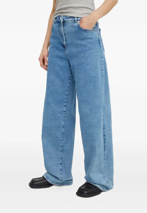 REMAIN jeans med fem fickor - Blå