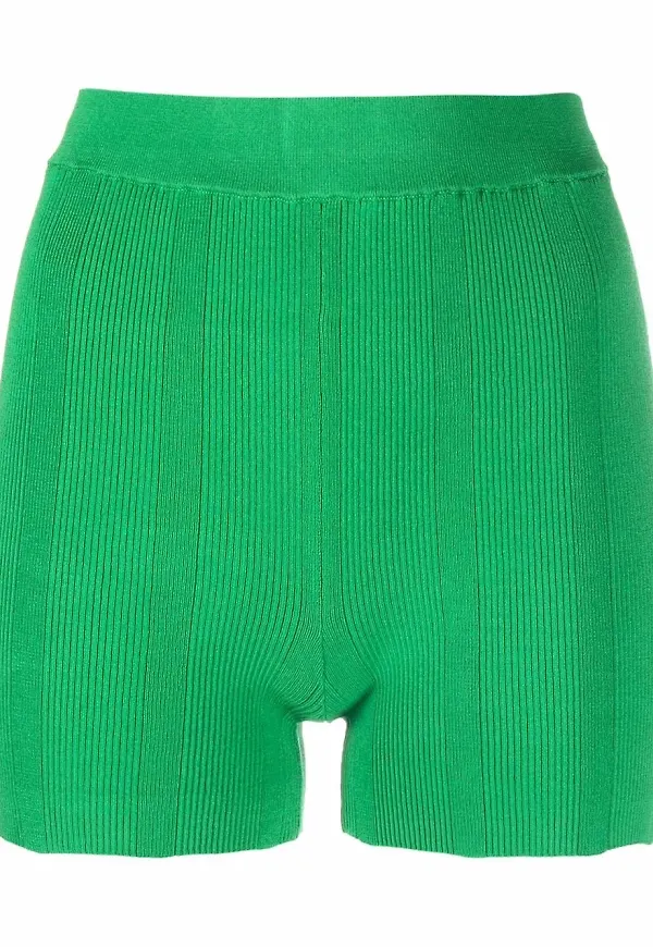 REMAIN ribbade slip on-shorts - Grön