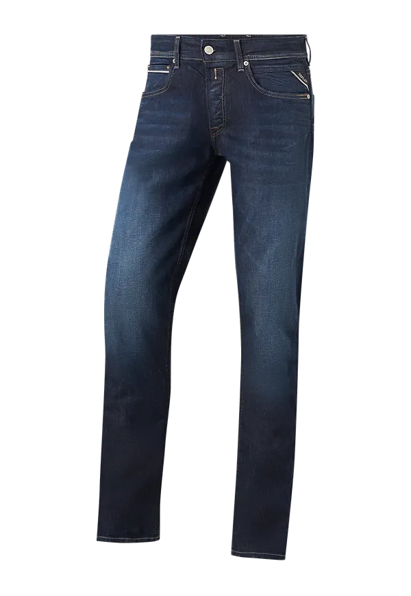 Replay - Jeans Grover Straight Fit - Blå - W33/L34