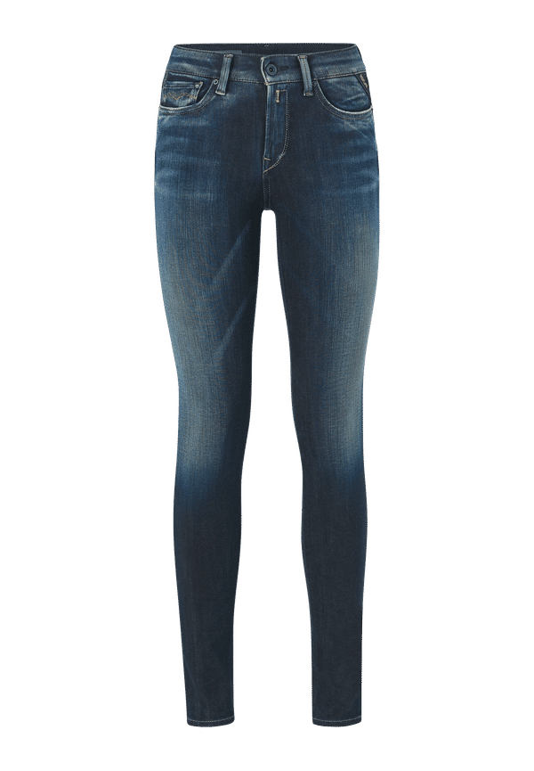 Replay - Jeans Luz High Waist Hyperflex - Blå