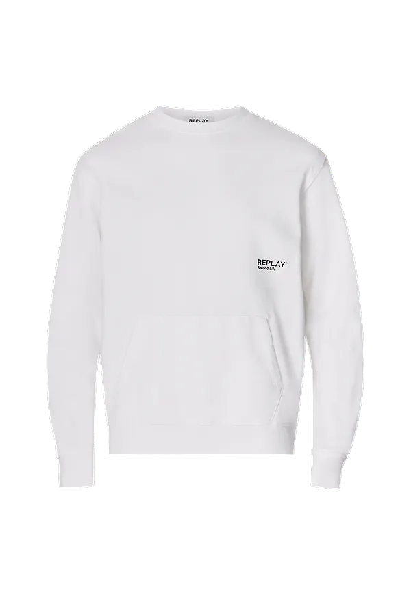 Replay - Sweatshirt - Vit - S