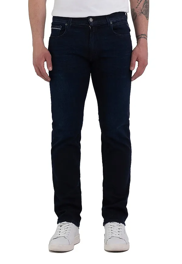 Replay - Jeans Grover Straight Fit - Blå