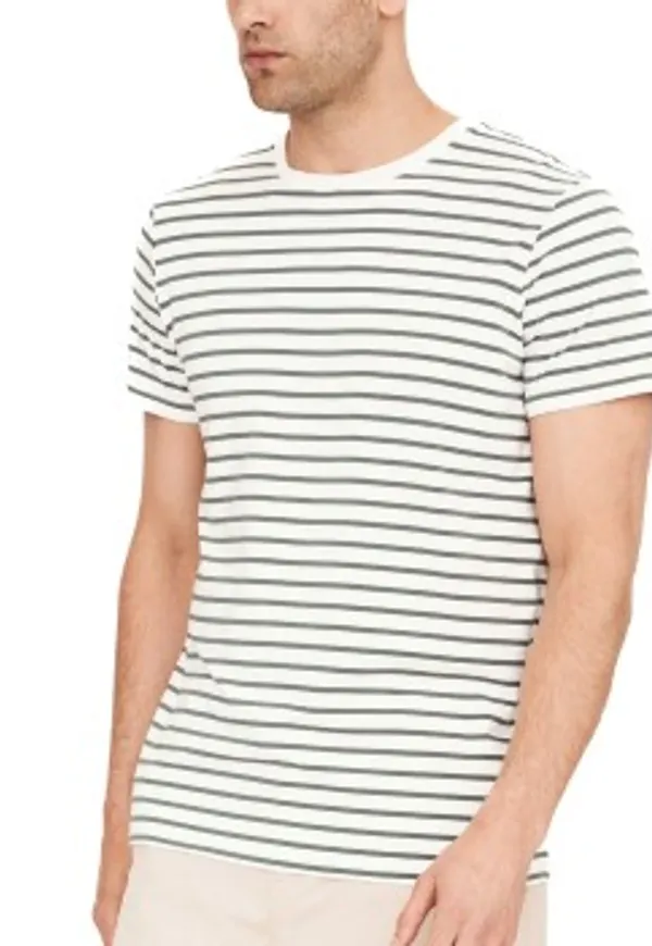 Resteröds Bamboo Crew Neck Randig Medium Herr