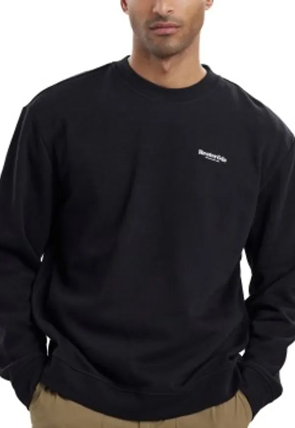 Resteröds Regular Crewneck Sweatshirt Svart Medium Herr