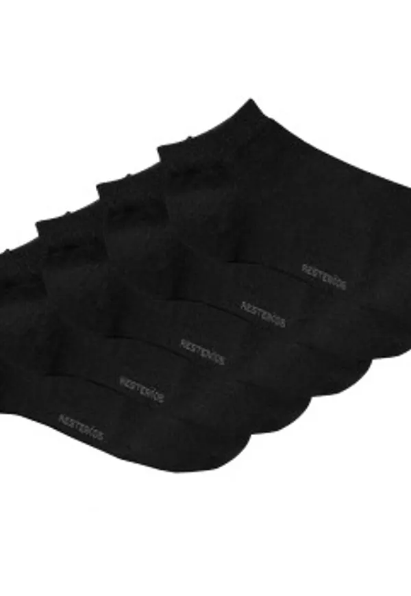 Resteröds Strumpor 5P Bamboo Ankle Socks Vit Strl 40/45
