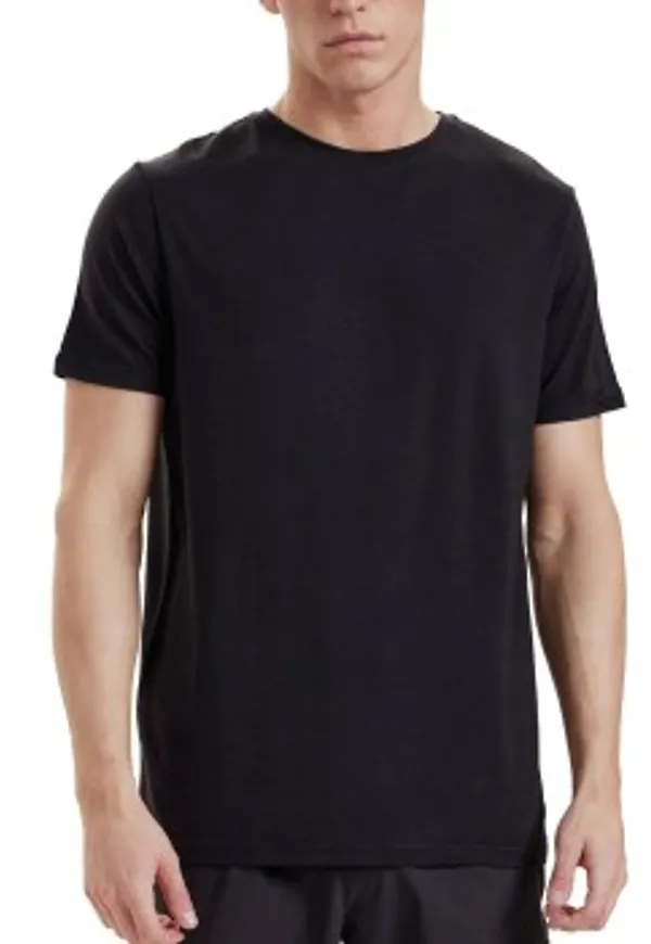Resteröds Bamboo Crew Neck Svart Small Herr