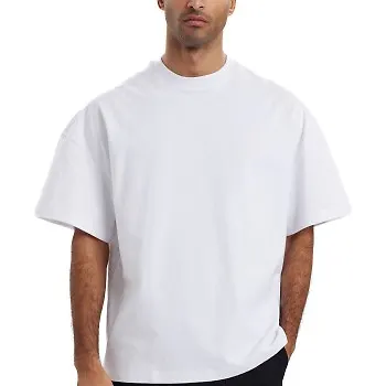 Resteröds Oversize Tee Vit ekologisk bomull Small Herr