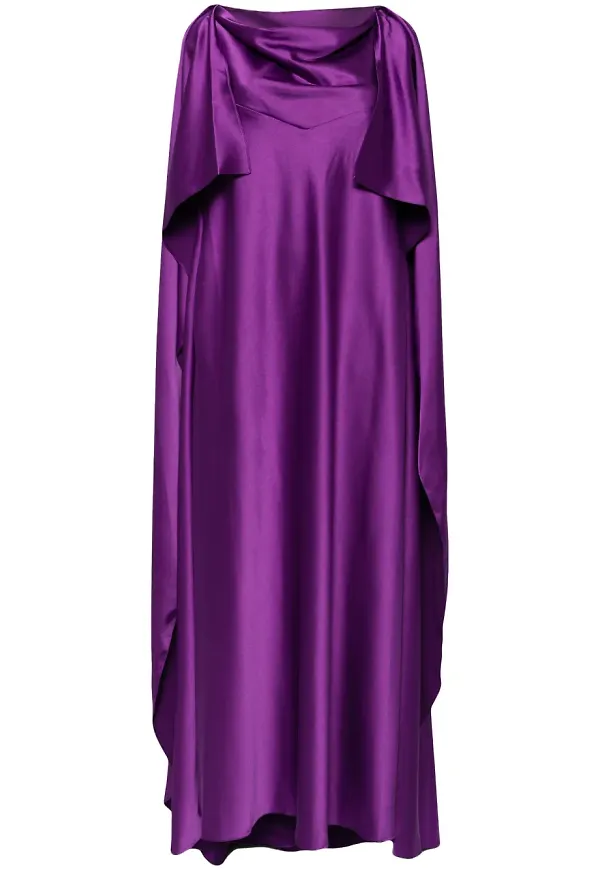 Rhea Costa Wafa Plum klänning - Lila