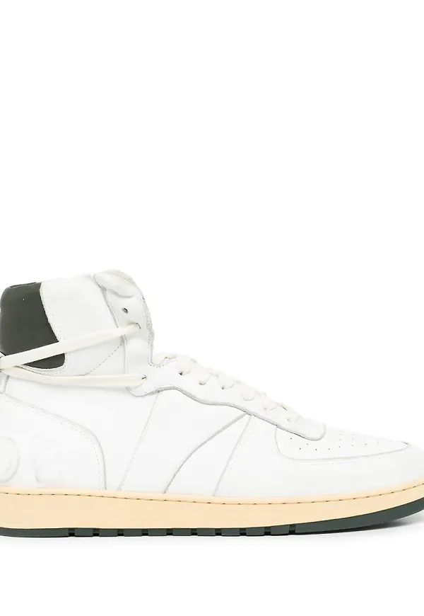RHUDE Rhecess-Sky höga sneakers - Vit