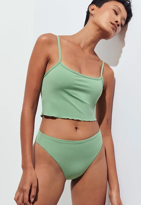 Rib bikini top