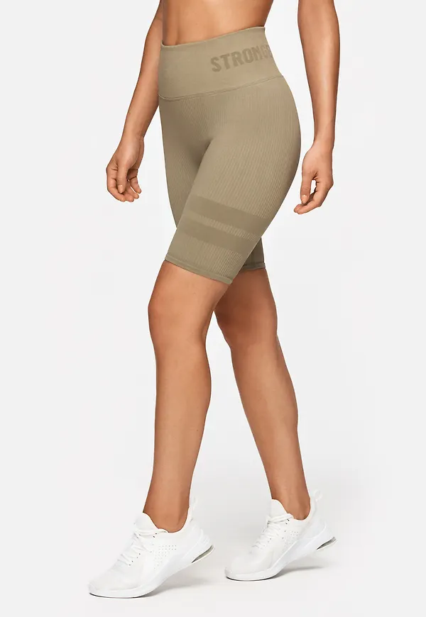 Rib Seamless Bike Shorts