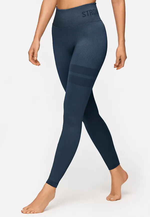 Rib Seamless Tights