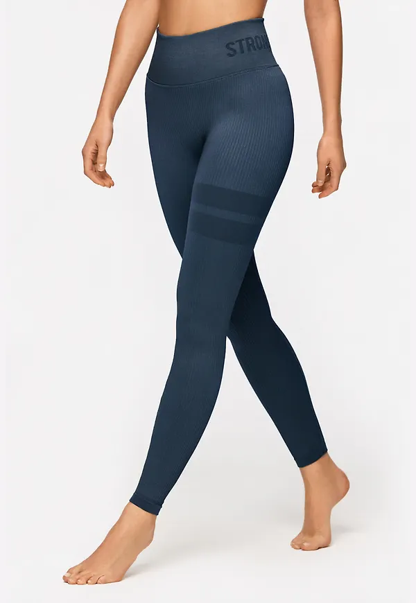 Rib Seamless Tights