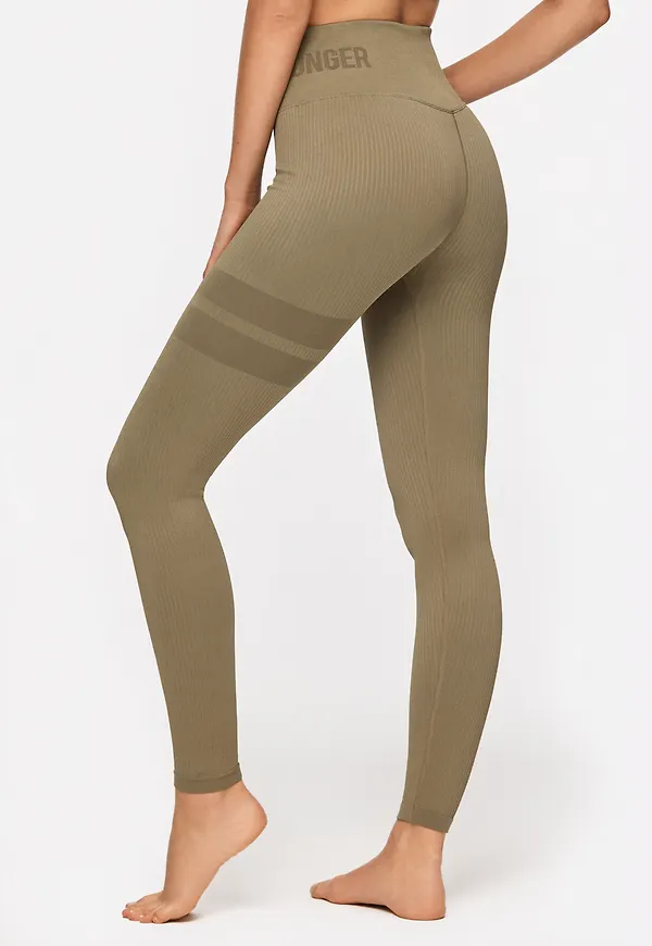 Rib Seamless Tights