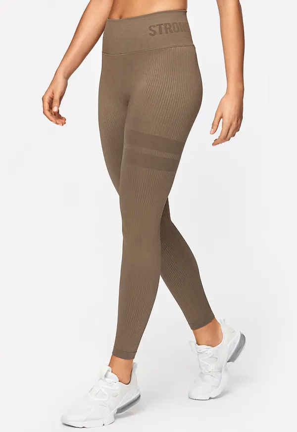 Rib Seamless Tights