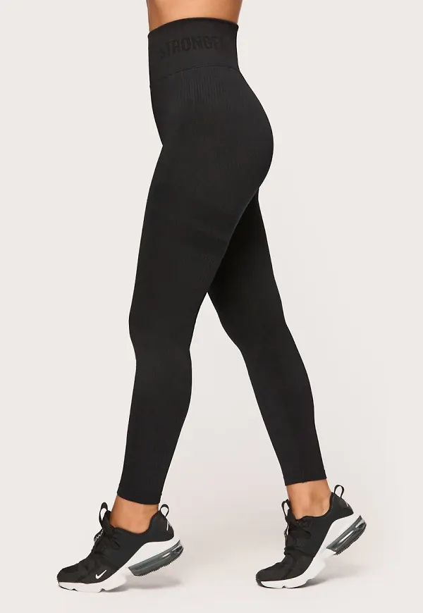 Rib Seamless Tights