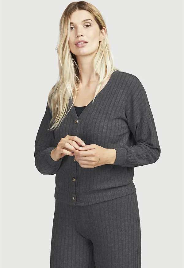 Ribbad cardigan