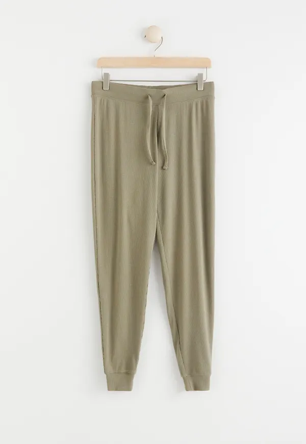 Ribbad pyjamasbyxa