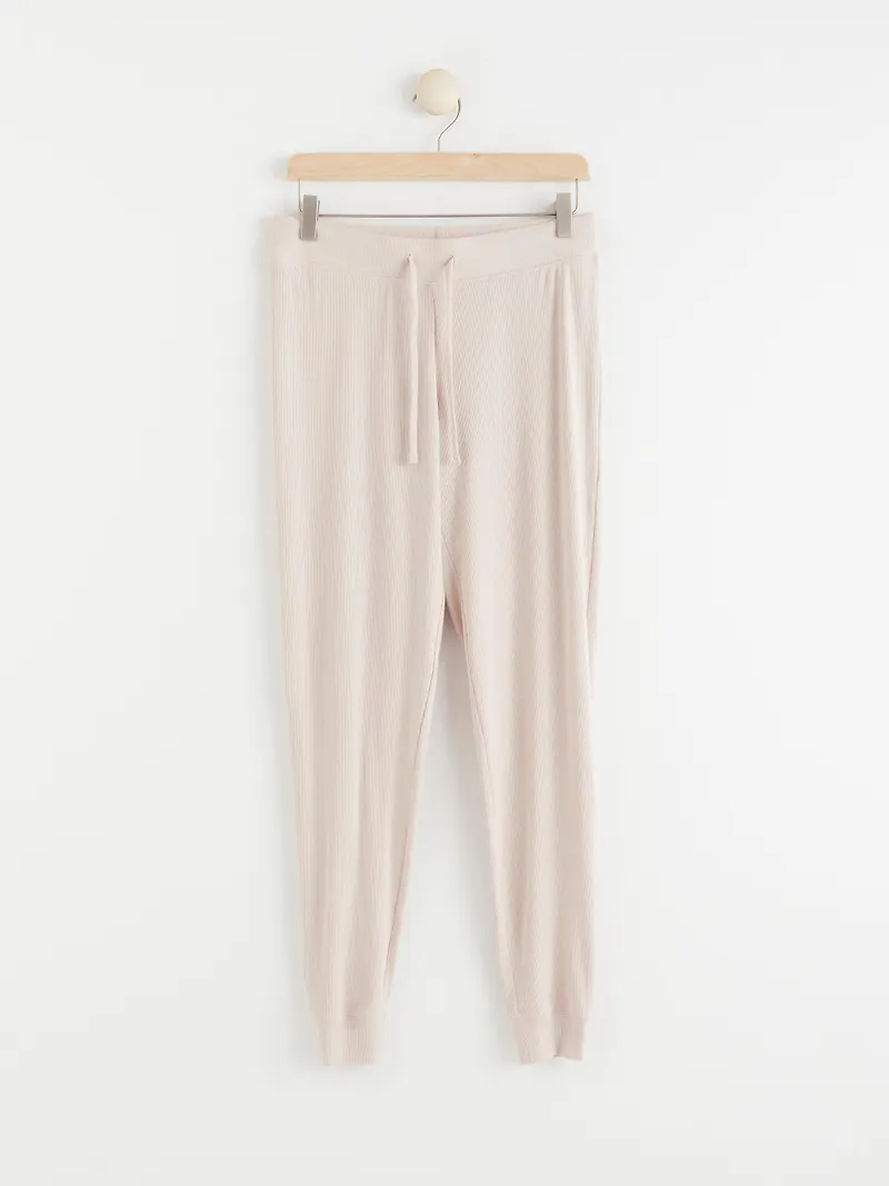 Ribbad pyjamasbyxa