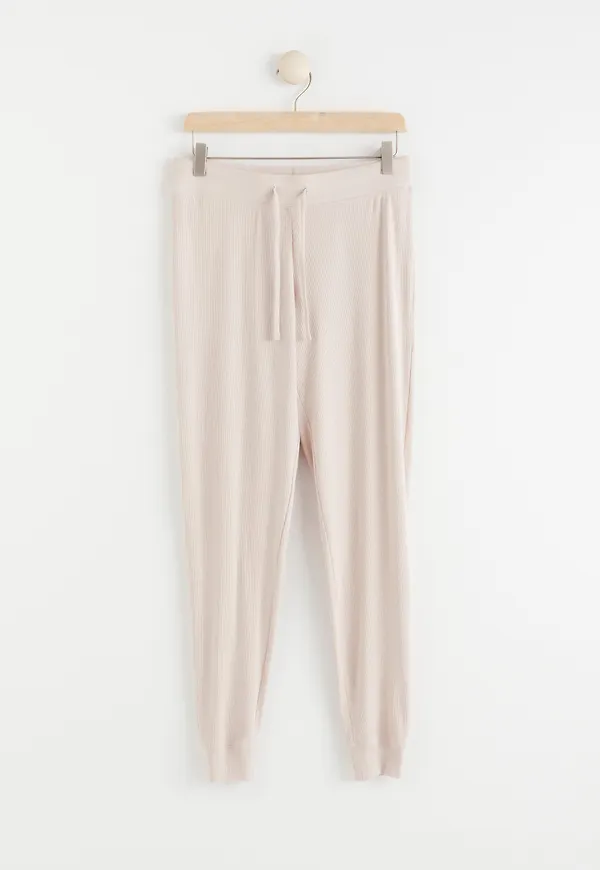 Ribbad pyjamasbyxa