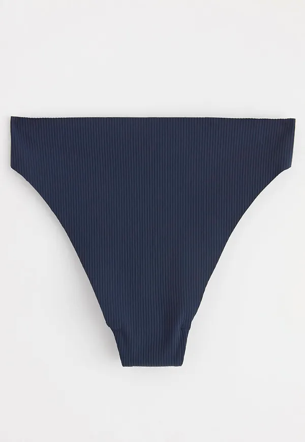 Ribbad seamless stringtrosa high waist
