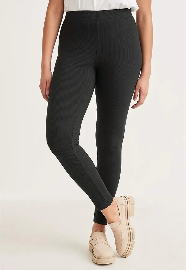 Ribbade leggings
