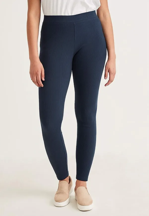 Ribbade leggings