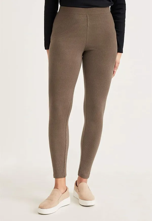 Ribbade leggings