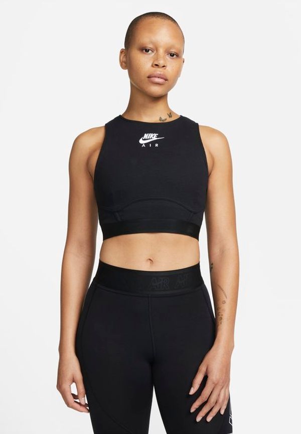 Ribbat linne Nike Air för kvinnor - Svart