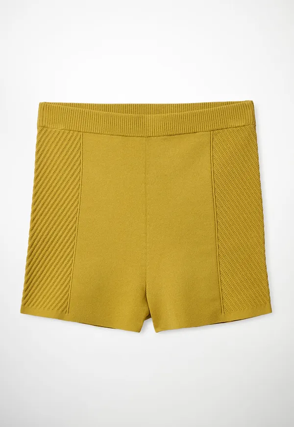 RIBBED CYCLING SHORTS