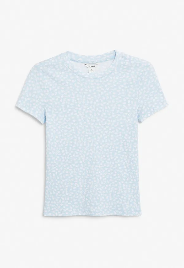 Ribbed t-shirt - Blue