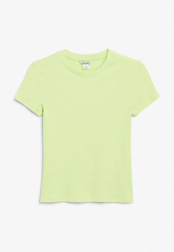 Ribbed t-shirt - Green