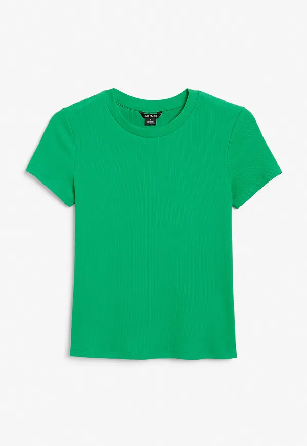 Ribbed t-shirt - Green