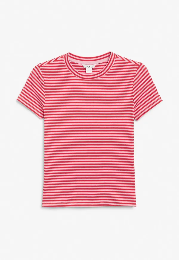 Ribbed t-shirt - Pink