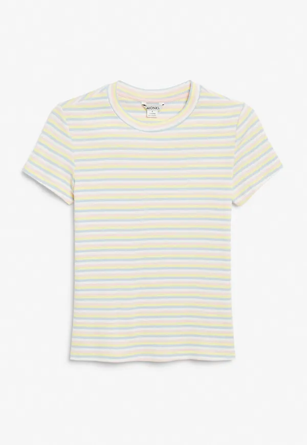 Ribbed t-shirt - Pink