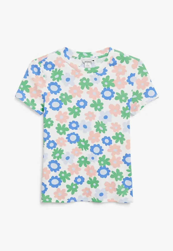 Ribbed t-shirt - White