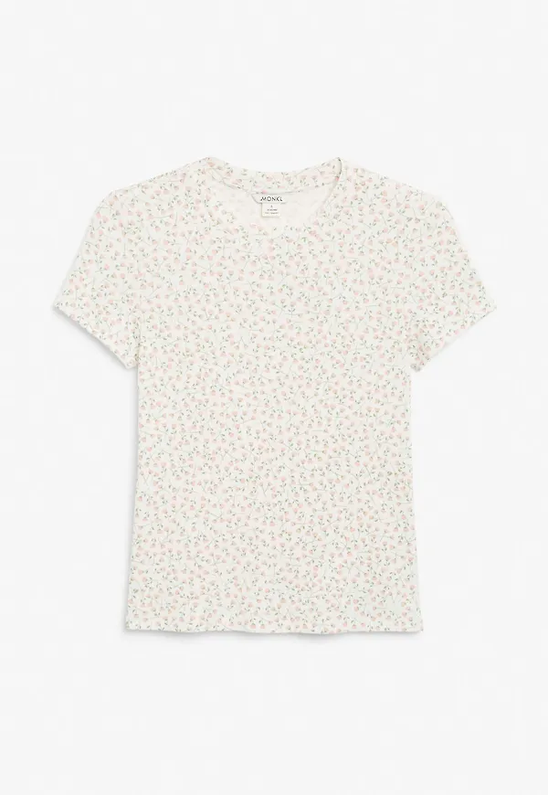 Ribbed t-shirt - White