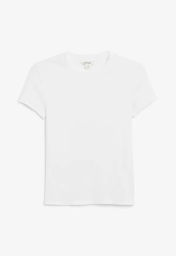 Ribbed t-shirt - White