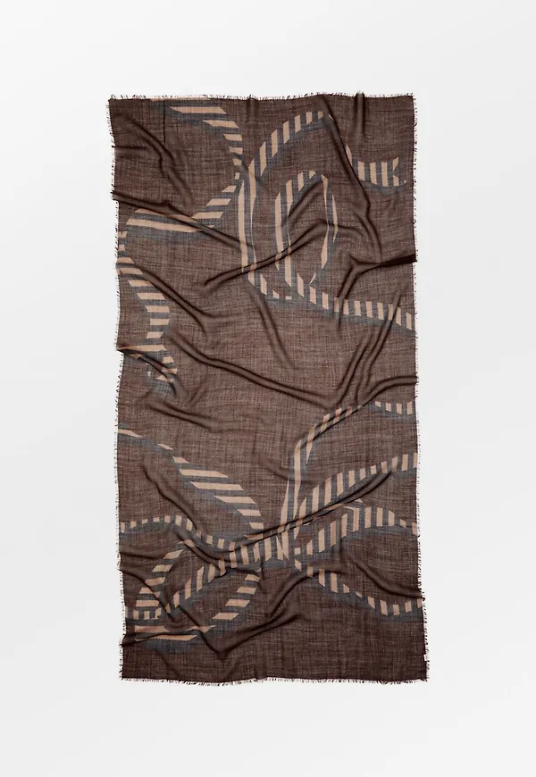 Ribbon Gava Woo Scarf