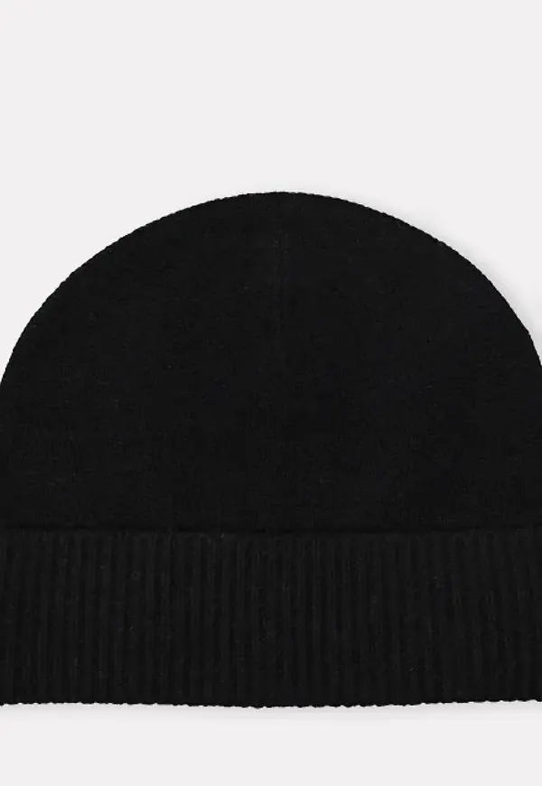 Ribbstickad Beanie Kashmir Mix