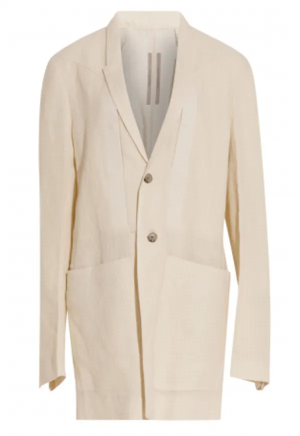 Rick Owens - Blazer - Beige - Dam - Storlek: XS