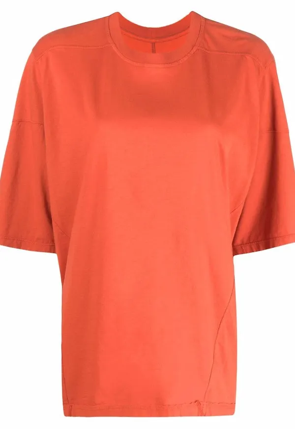 Rick Owens DRKSHDW t-shirt med panel - Orange