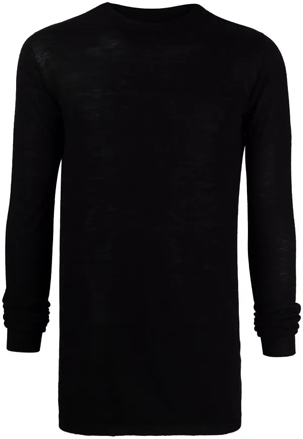 Rick Owens finstickad tröja - Svart