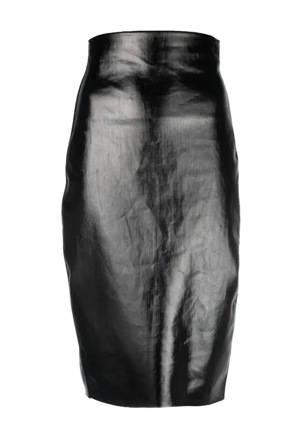 Rick Owens Midi Skirts Svart, Dam