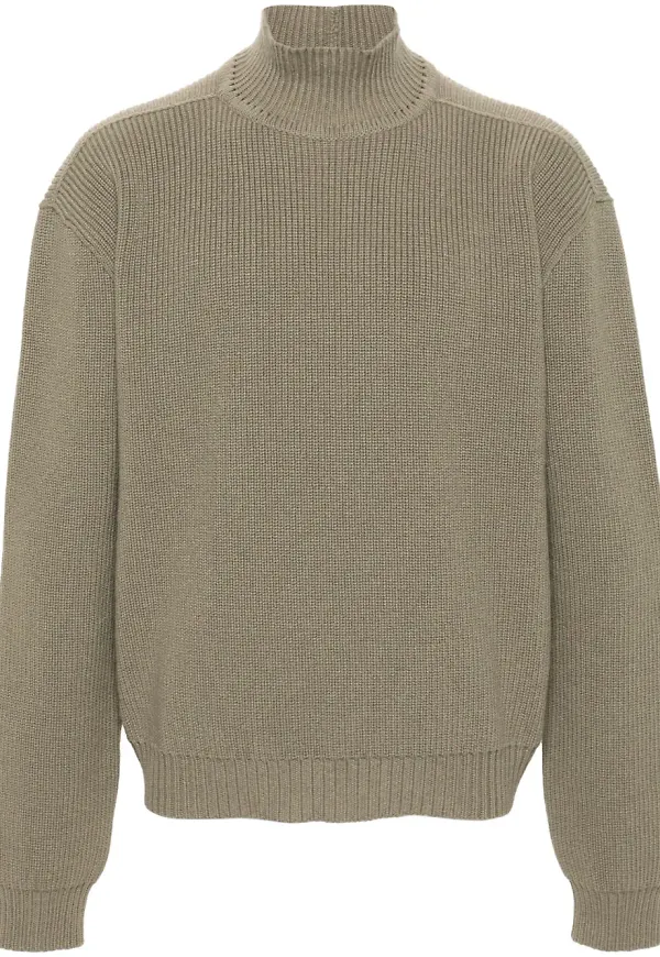 Rick Owens tröja med rullkrage - Grön