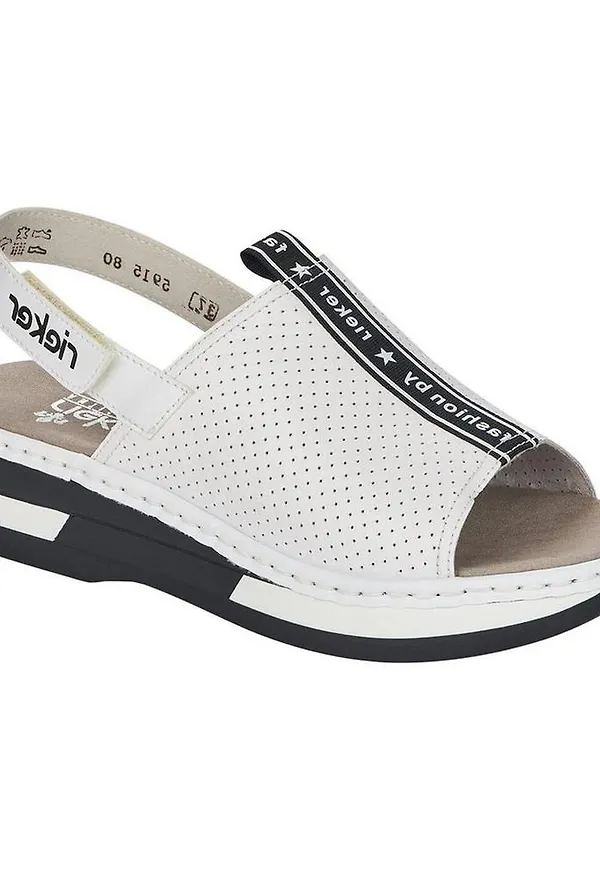 Rieker - Sandaler - Vit - Dam - Storlek: 38 Eu,39 Eu,37 Eu,41 Eu,40 EU