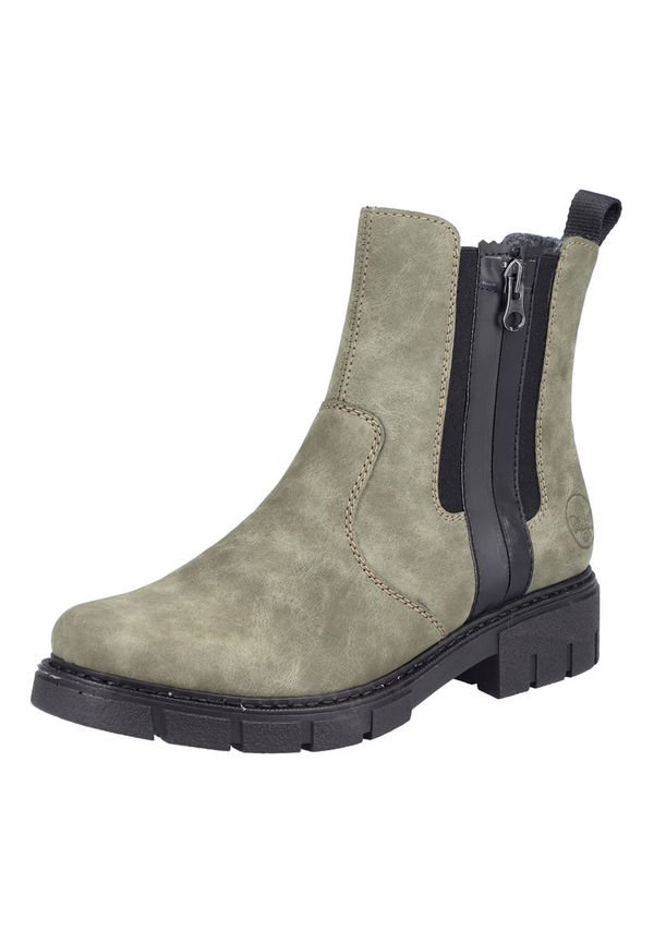 Rieker Chelsea boots khaki / svart