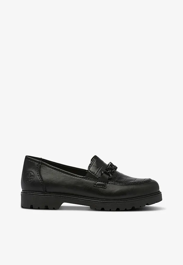 Rieker - Loafers 45561-01 - Svart