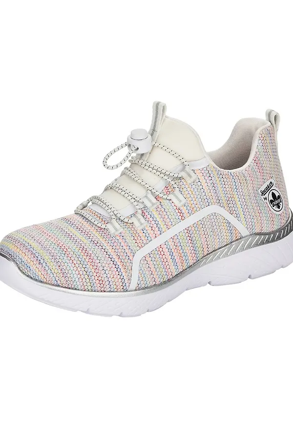 RIEKER Låg sneaker ecru / blandade färger