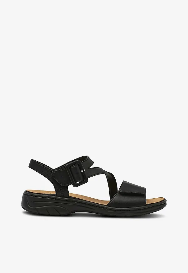 Rieker - Sandaler 64561-00 - Svart